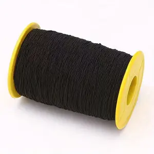 0.5mm Elastic Thread Rubber Band, 1 Roll Skirt Wrinkled Elastic Rope, Sewing Machine Bottom Line, 400 Meters, Ultra-Fine Closing Round Elastic