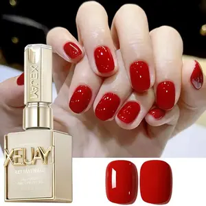 Xeijayi Frame Bottle No. 80, New Gel Polish UV Nail Gel Bright High Saturation, Durable Autumn Winter Nail Art, Salon Quality for Women DIY Design