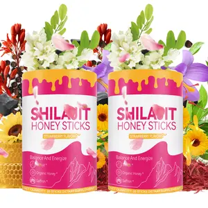 Women’s Hormonal Support Honey Sticks | Strawberry Flavor, Shilajit, Shatavari & Saffron