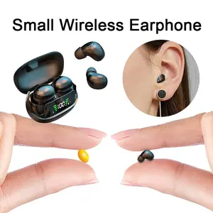 Invisible Mini Earbuds, Stylish Lightweight Design, Work-In-Ear Headphones, Sleep Wireless Earbuds, Long Battery Life, Type-C Charging