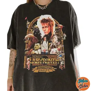 Labyrinth Brickwork Arch T-shirt, Movie Sweatshirt, Cotton Unisex T-shirt, Crew Neck, Size S- 3xl, Menswear Top, Womenswear Top Underwear Streetwear