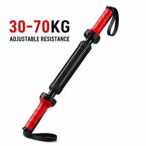 Adjustable 5-Level Power Twister Bar Arm Trainer, Chest & Arm Strength Training Equipment for Men, Portable Upper Body Workout Tool for Home Gym Fitness