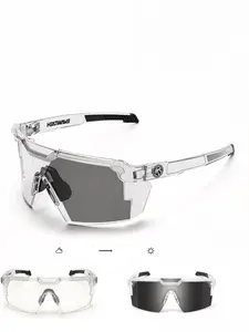 High-Performance Tactical Glasses, Photochromic Sports Glasses, Photochromic Lenses, Lightweight Frame, Non-Slip Nose Pads, Uv400 Protection, All Seasons