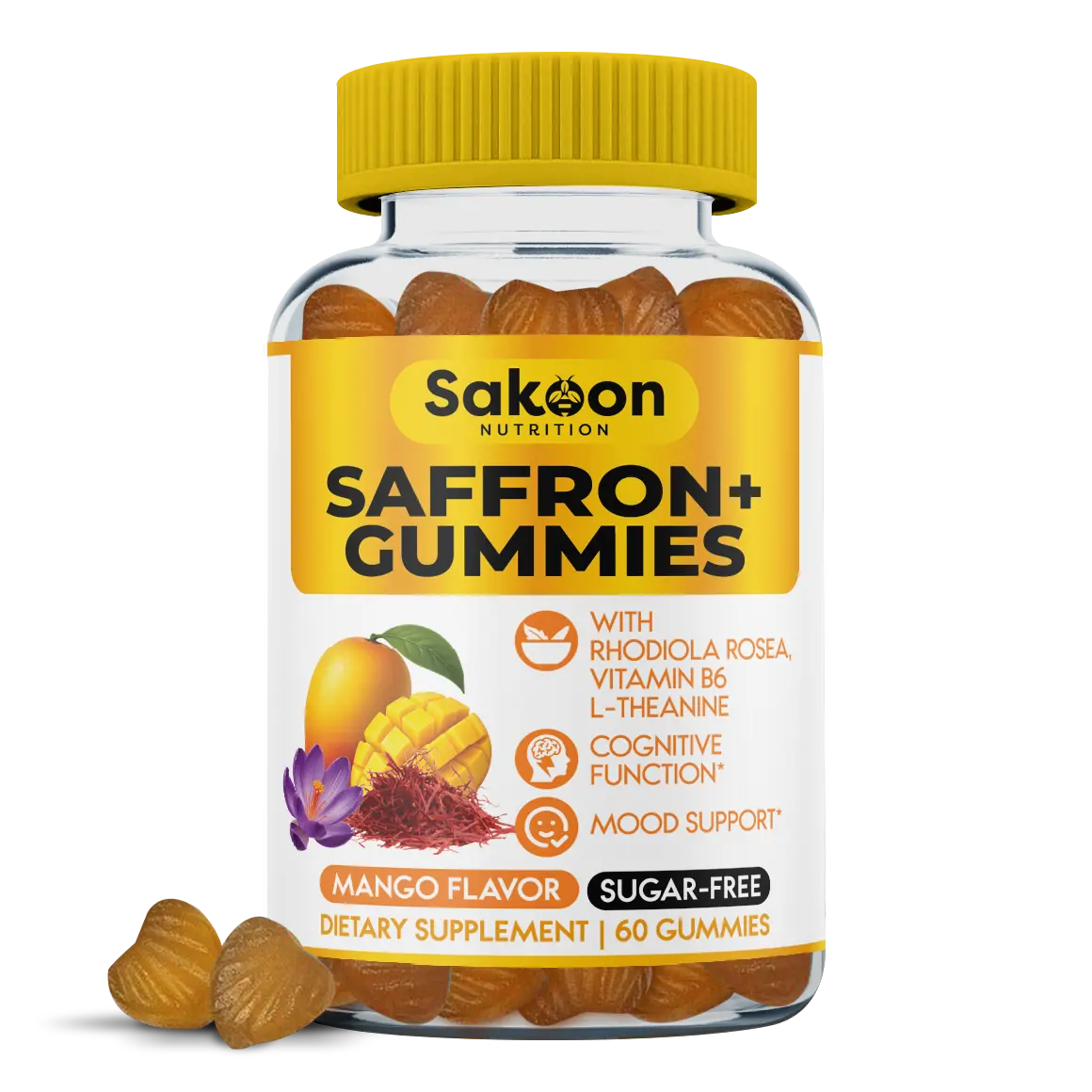Sugar-Free Saffron Mood Gummies