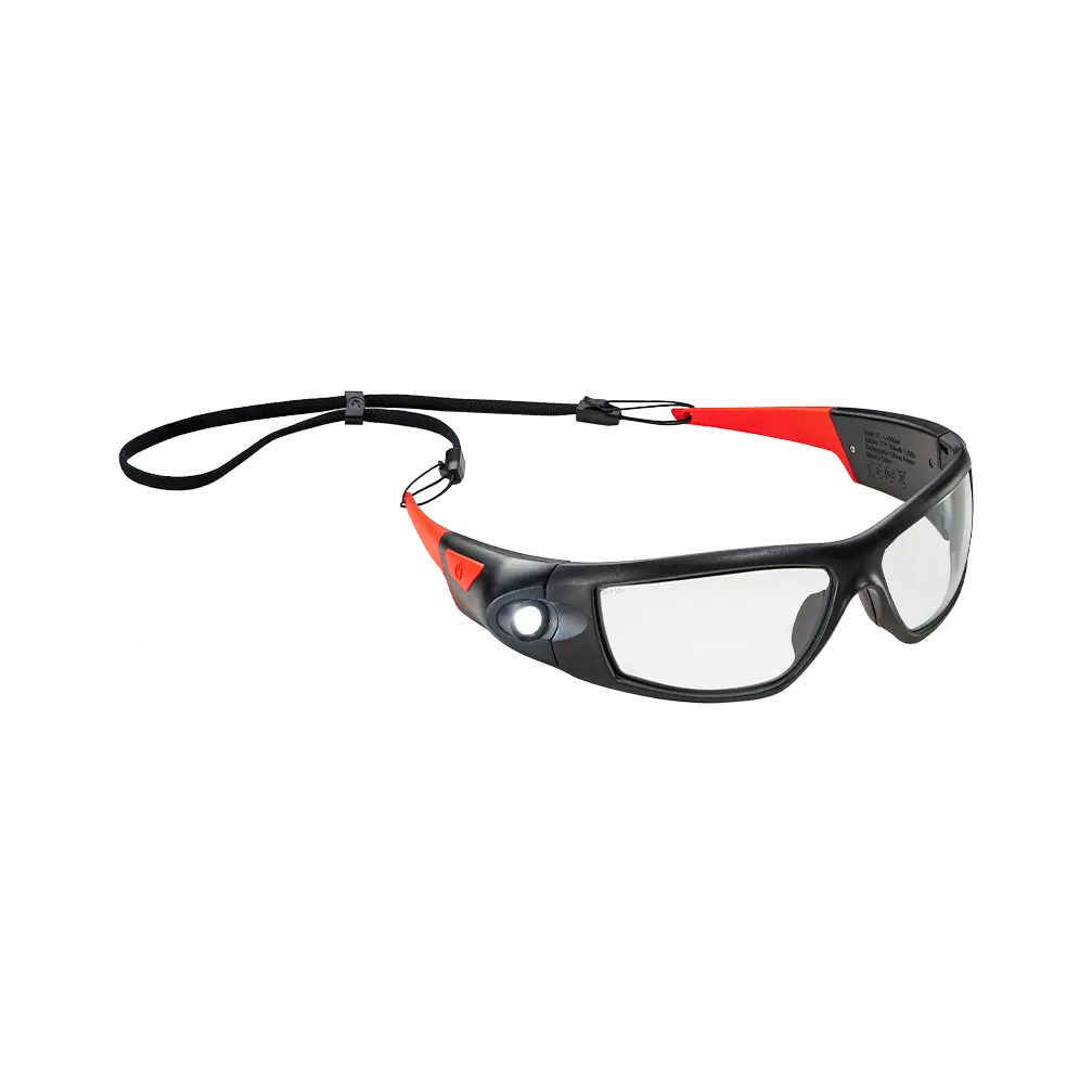 SPG500 170 Lumen Lighted Rechargeable LED Safety Glasses