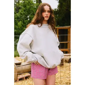 Reversible Mock Neck Sweatshirt