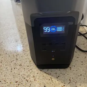 DELTA 2 Max 1900 / 2048Wh, 2400W, EcoFlow Portable Power Station, LFP Battery, Solar Generator, Full Charge in 1 Hr, Solar Powered Generator for Home Backup