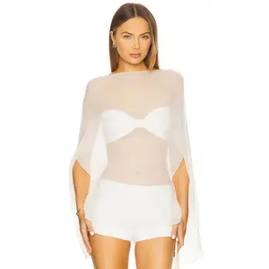 BUCI Ibis Poncho Set in Ivory