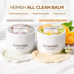 Heimish All Clean Balm 120ml (Original & Mandarin Options) | Balm-to-Oil Facial Cleanser for Makeup Removal, Deep Cleansing & Pore Care | Korean Skincare