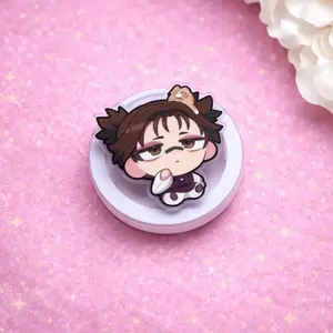 Anime Choso Chibi Manga Inspired MagSafe Phone Grip: Kawaii Jujutsu Magnetic Phone Holder, Otaku Fan Gift Kaisen, Phone or Kindle Popgrip