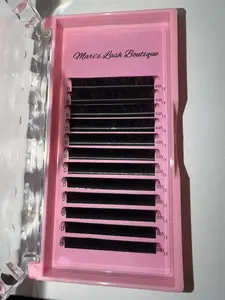 Velvet Lash Extension Trays - Professional Volume Lashes (C, CC, D, B - 0.03, 0.05, 0.07)