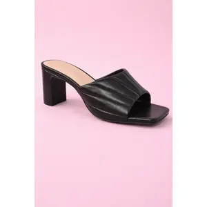 Nina Wide Fit Stitched Leather Heels