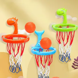 Basketball Hoop & 3 Balls Set, Basketball Hoop Toy, Water Play Toys, Fingertip Toy, Bathtub Shooting Game, Shower Baby Toy, Bath Tub Toy, Valentine's Day Gift, Safe For Kids, Unisex Appeal, Water Play Fun
