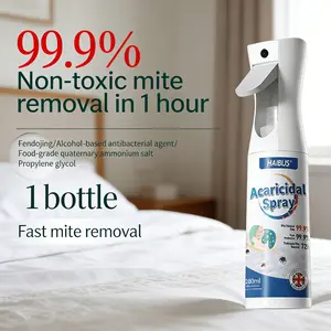 Mite Removal Spray Disinfectant for Bedding, Household and Dorm Use, Safe for Babies and Students, Anti-Bacterial Solution