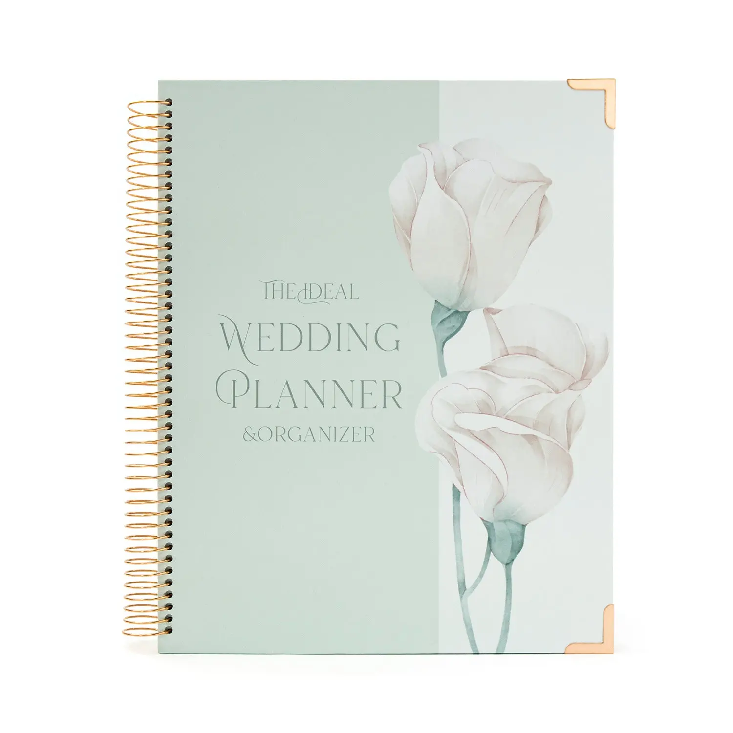Elegant Spiral-Bound Wedding Planner Notebook, Lay-Flat Office Organizer for Wedding Planning (Office Stationery & Supplies)