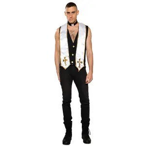 4958 - 2pc Mens Priest Costume
