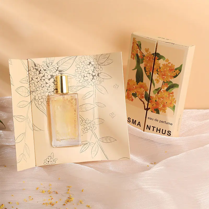 Women's EDP Osmanthus Perfume - Violet & Tea Notes, Mate & Oakmoss Accents, 50ml Long-Lasting Light Fragrance, Daily Wear, Ideal Holiday Gift for Her