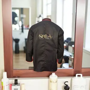 Custom Embroidered Chef Coat, Monogrammed Chef Coat, Custom  Put Your Name Black”S-2XL”Put Your Name” Workwear