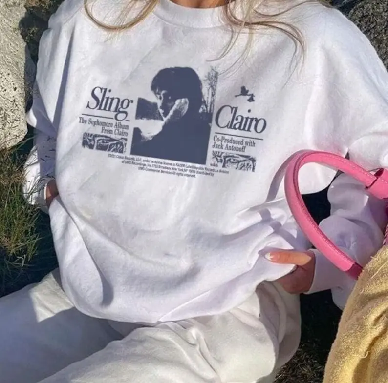 Clairo Sling Aesthetic Album Sweatshirt Indie Music Fan Merch