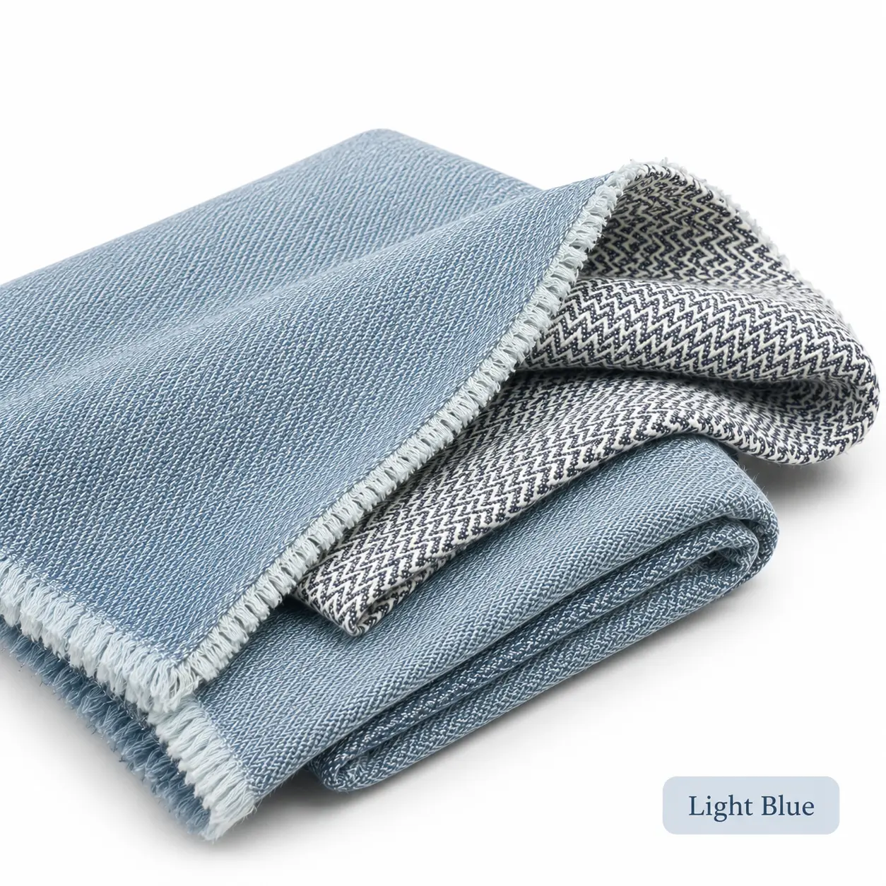 10 oz Medium Weight Light Wash Denim Fabric by The Yard, 71" Extra Wide Precut 1 Yard Cotton Blend for Sewing, Home Decor & Crafts