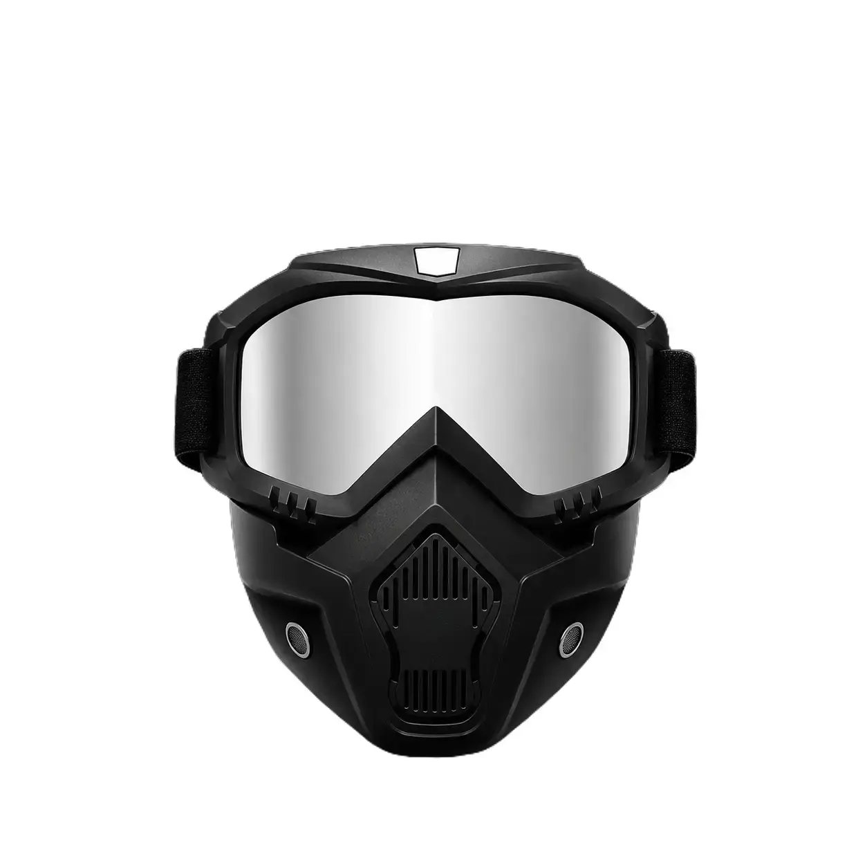 Motorcycle Riding Goggles with Skullstyle Look Windblock Visor - Wind, Sand, UV Protection, Full-Face Shield for Dirtbike Sports & Outdoor Gear