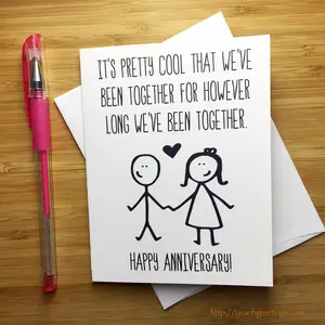 Funny Anniversary Card, Happy Anniversary, Anniversary Card for Him, Funny Love Card, Happy Anniversary Gift, Cute Love Card for Girlfriend