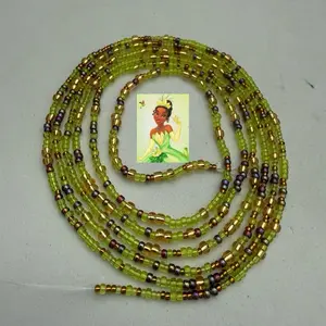 Princess Tiana tie on waist bead