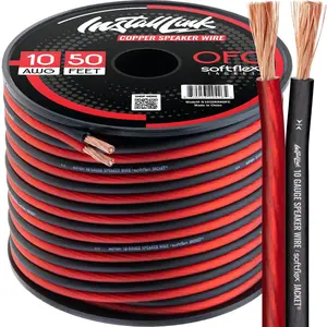 10 AWG Gauge Speaker Wire  (50 ) Stereo,  or  Theater, OFC