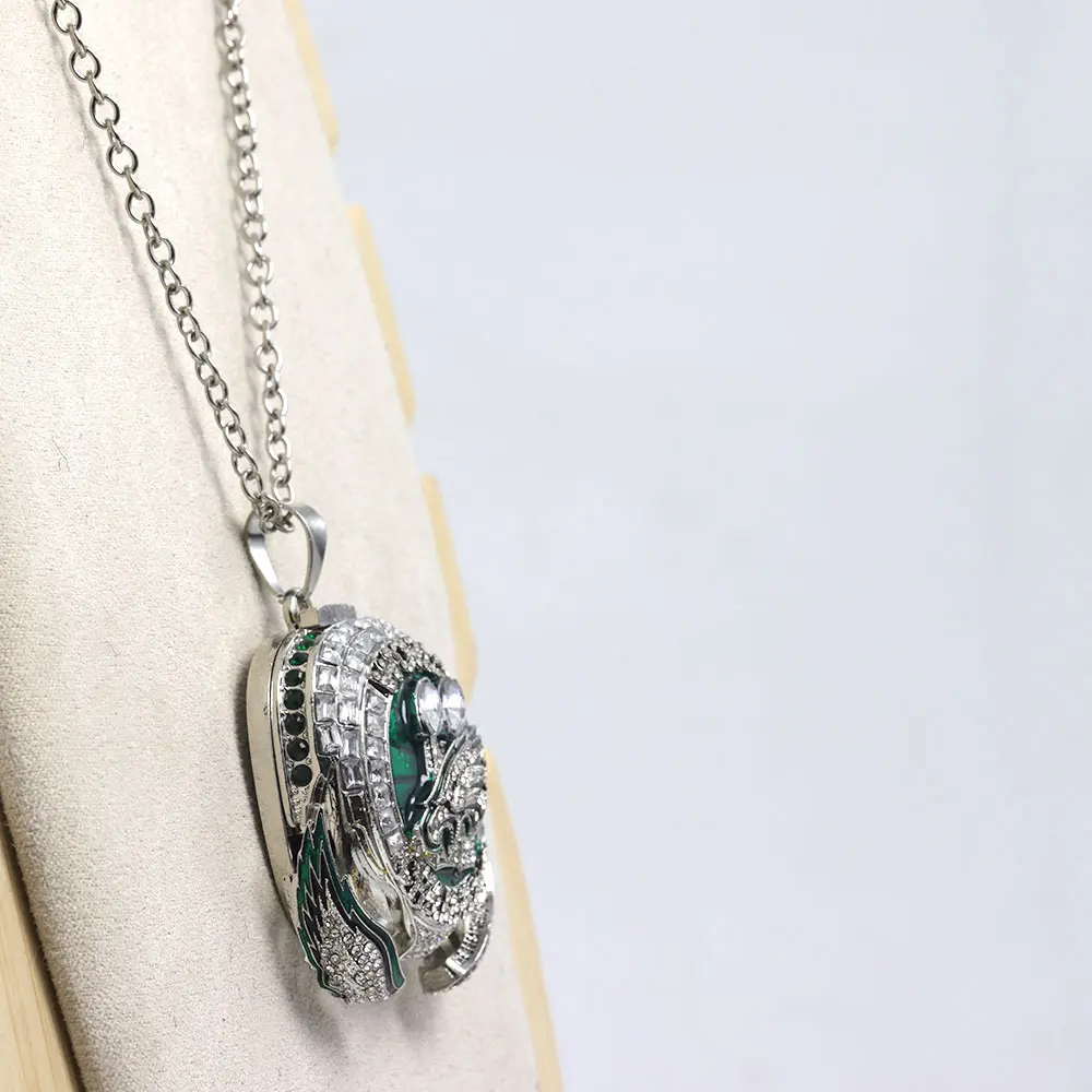 The 2024 necklace wings can pop out and shrink into a necklace to give as a festival gift to others