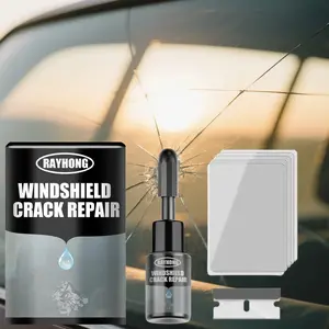 Car Windshield Crack Repair Kit,Repairing Small Scratches,Car Care Advanced Maintenance Cracks Gone Glass Repair Fluid,Automotive Windscreen Tool for Fixing Chips, Windshield Crack Adhesive, Windshield Repair Liquid