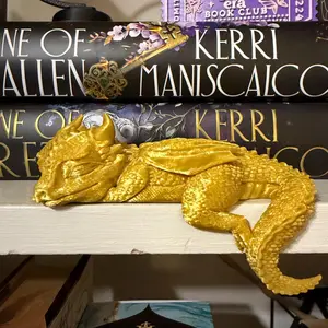 Sleeping Baby Dragon Perchling | Fourth Wing Inspired | Andarna