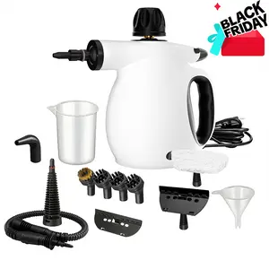 Multipurpose Handheld Pressurized Steam Cleaner, 12-Accessory Kit, 230°F High-Temperature Steam for Home Cleaning, Kitchen & Bathroom – Cleaning Gadgets Bathroom