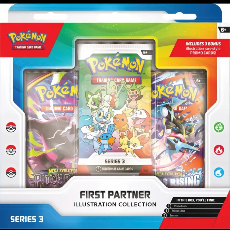 Pokemon TCG First Partner Illustration Collection Box Series 3 Sealed SHIP NOW
