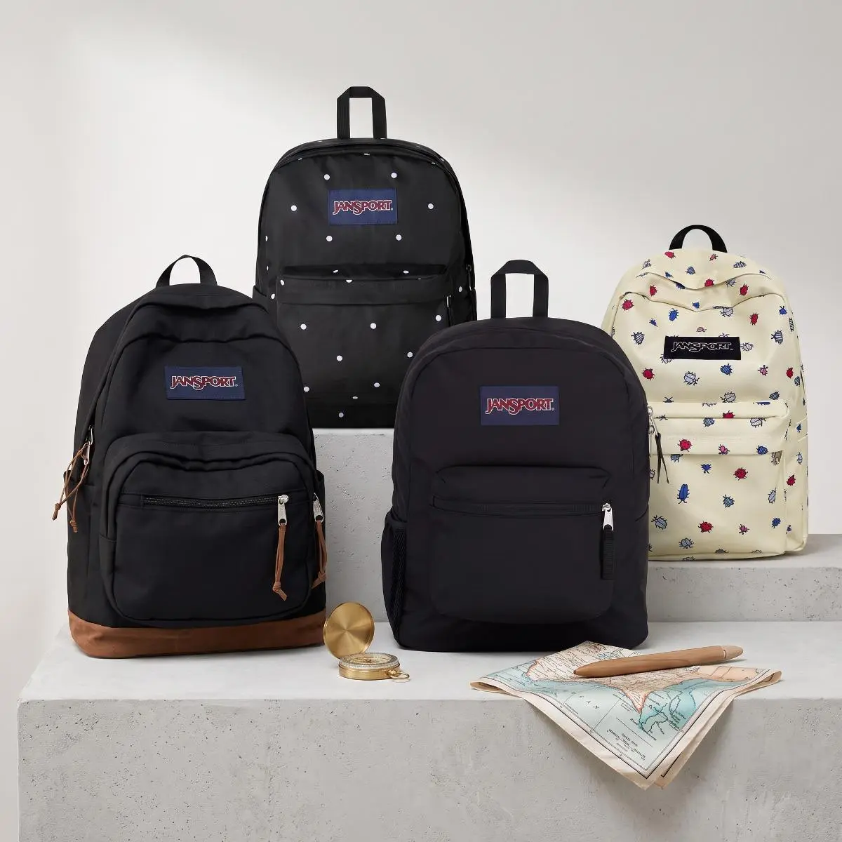 JanSport SuperBreak One Backpacks - Durable, Lightweight Bookbag with 1 Main Compartment, Front Utility Pocket with Built-in Organizer - Premium Backpack, Black