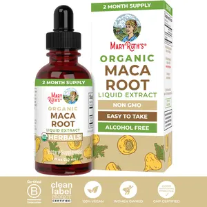 MaryRuth's USDA Organic Maca Root Liquid Extract - Adaptogen - Mood & Overall Health - Stress Support Supplement - Vegan - Non-GMO - 1 Fl Oz