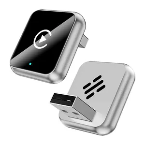2026 Wireless CarPlay Adapter for iPhone/Android - Quick Connect, Hands-free Calling Support, CarPlay Dongle with Electronic Charger