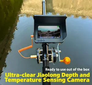 Ultra-clear visual sighting fishing rod new visual anchor rod full set of temperature sensing deep night visual anchor fish underwater HD probe