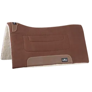 Classic Equine 3/4" Performance Trainer Saddle Pad- Brown