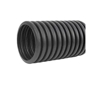 ADS 4-in x 10-ft Corrugated Solid Pipe for Industrial and Residential Use