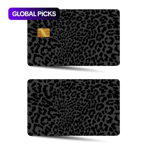 Leopard Pattern Credit Card Skin, Reusable Ultra-Thin Waterproof Scratch-Resistant Credit Card Sticker, Personalized Bank Card Skin Protector, Craft Gifts for Girls and Adults, Adhesive Vinyl Decal #GLOBAL PICKS