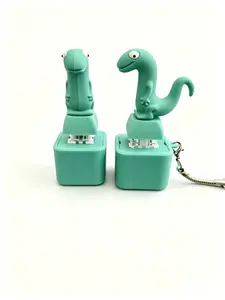 Lizard/Screaming Chicken Light-Up Sound Button Fidget Toys - Funny Press & Play Keychain Toys with Sound & LED Light, Novelty Stress Relief Toys for Kids & Adults, Viral Desk Gadgets