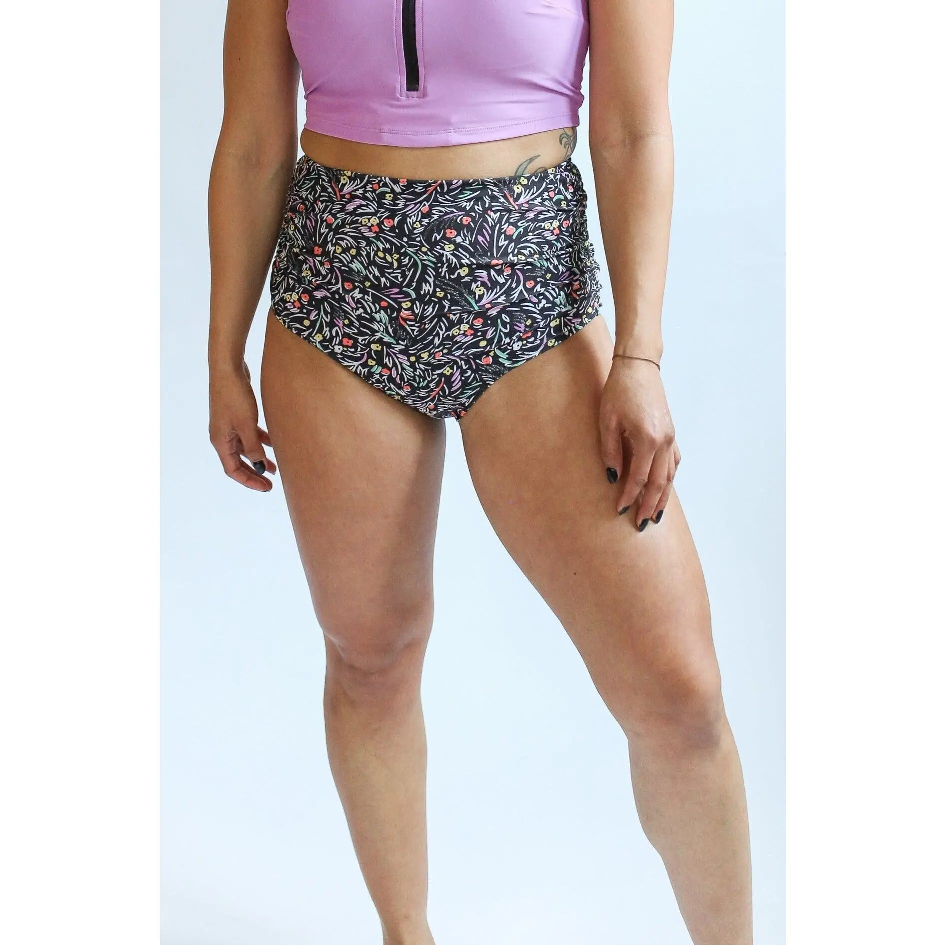 Full Coverage High Waist Bikini Bottoms