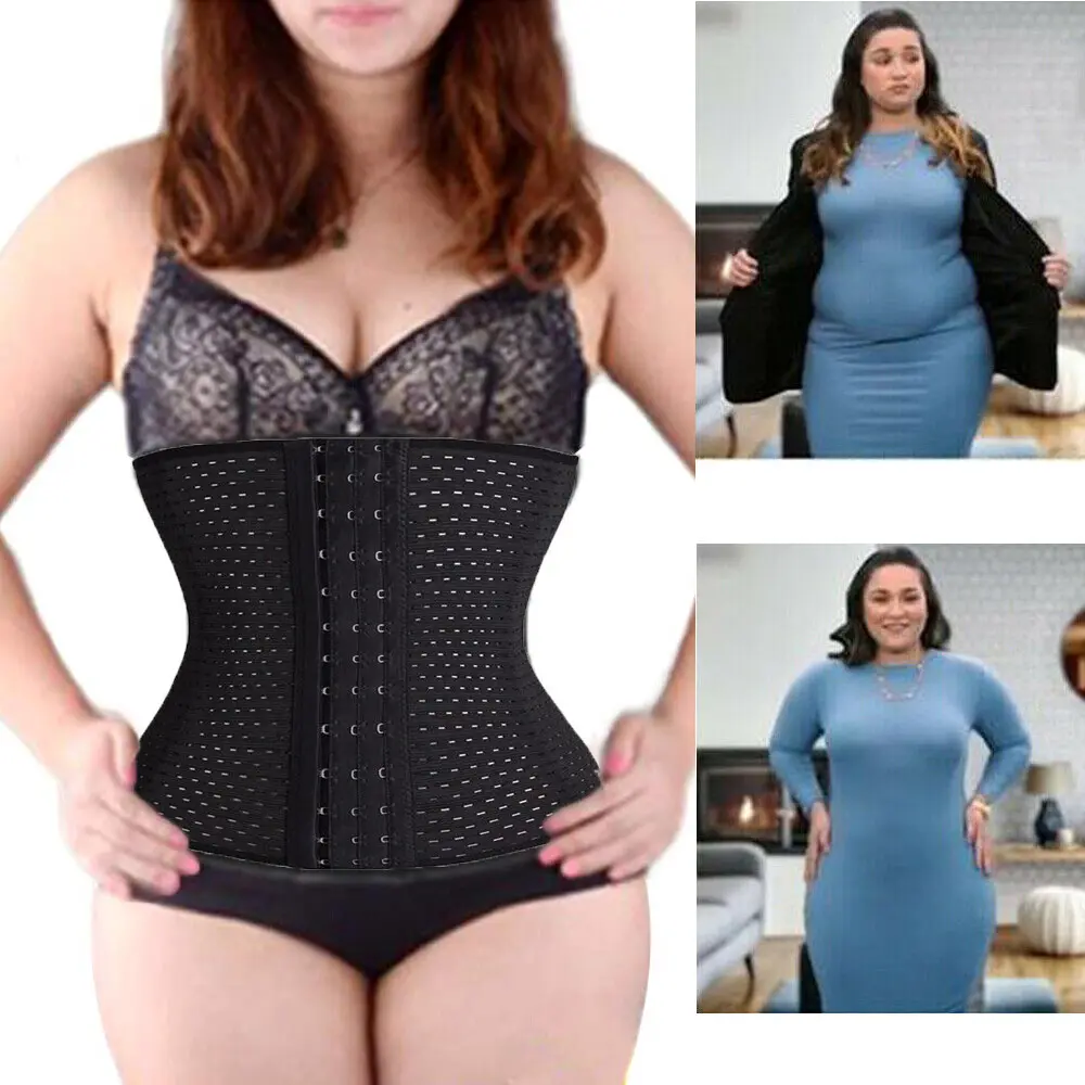 Women Waist Trainer Body Shaper Underwear Tummy Control Girdle Corset Cincher Fit Shapewear