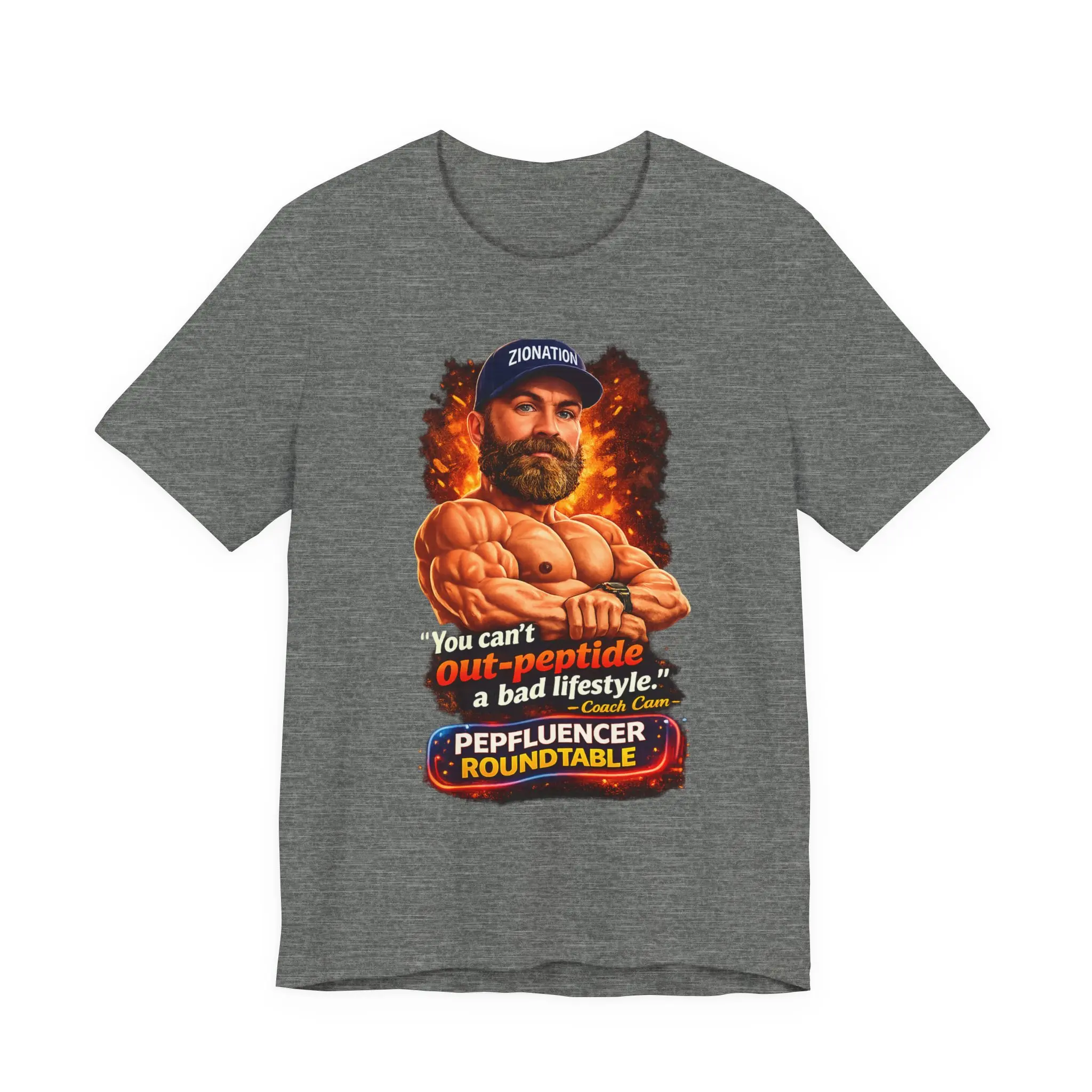 Pepluencer Roundtable Coach Cam Tee | 'You can't out-peptide a bad lifestyle'
