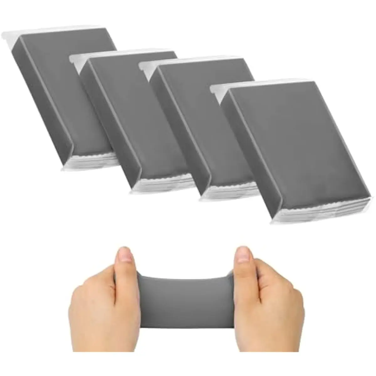 4-Pack Car Clay Bars 400g – Premium No-Scratch Detailing Clay for Smooth Paint, Glass & Auto Surfaces, Ideal for Cars, SUVs & Trucks