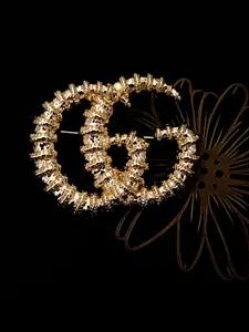 Women's Rattan Letter Brooch, Classic Lapel Pin, Elegant All-Season Accessory, Stylish Fashion Jewelry for Women