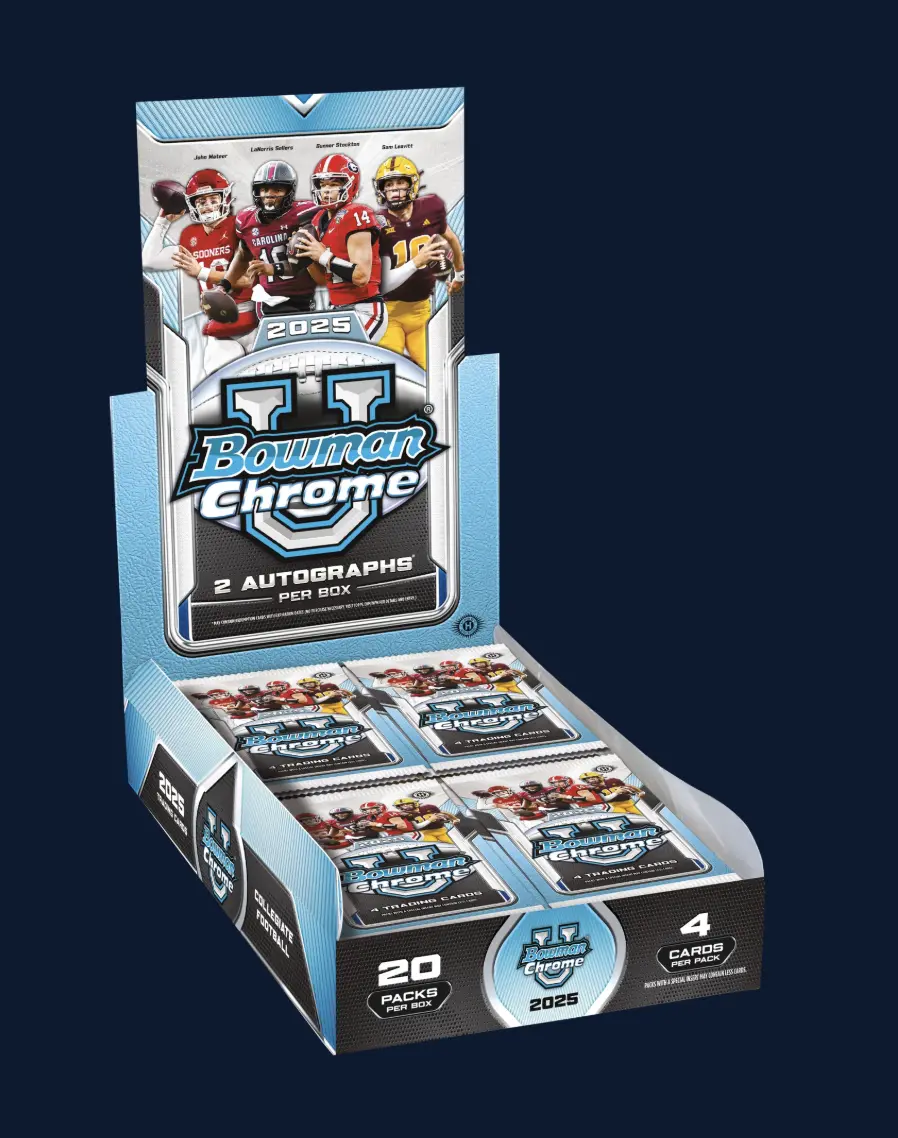 2025 Bowman Chrome University Football Hobby Box