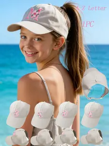 Kids Baseball Cap 8-12Years Old, Soft Breathable Sun Hats for Boys & Girls, Sun Protection Visor, Daily Outdoors Playwear