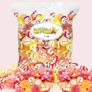 Bonelle Sugar-Free Italian Fruit Jelly Candy - 1 lb Assorted Individually Wrapped Jelly Fruit Candy - Delicious Christmas Candy for Gifting & Sharing Snack Bonbon Sweet Bulk Easter