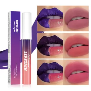 3 Pcs Set Peel-Off Lip Stain Set, Long-Lasting Waterproof High-Pigment Stains, Moisturizing Hydrating Comfortable Wear for All Day Use, Enhances Natural Lip Color for All Skin Tones, Moisture, Lipgloss